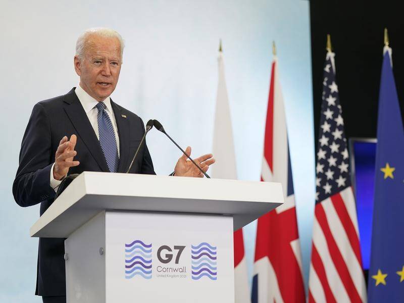 US President Joe Biden says there was 'genuine enthusiasm' for his engagement at the G7 summit.