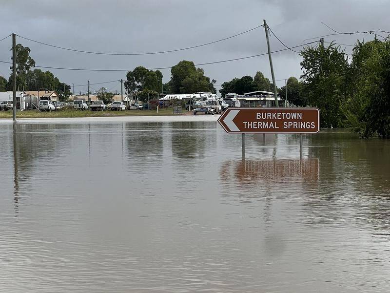 Almost 100 residents were evacated from Burketown in northwest Queensland after record flooding. (PR HANDOUT IMAGE PHOTO)