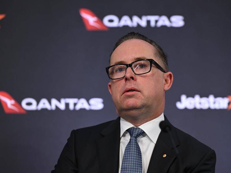 The ACTU says Qantas boss Alan Joyce should focus on repaying people for investing in the airline. (Dean Lewins/AAP PHOTOS)