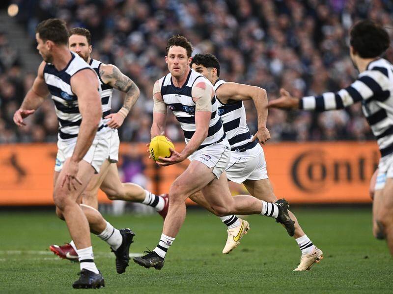 Geelong will have their hands full containing Sydney's star-studded forward line, Jed Bews says. (Joel Carrett/AAP PHOTOS)
