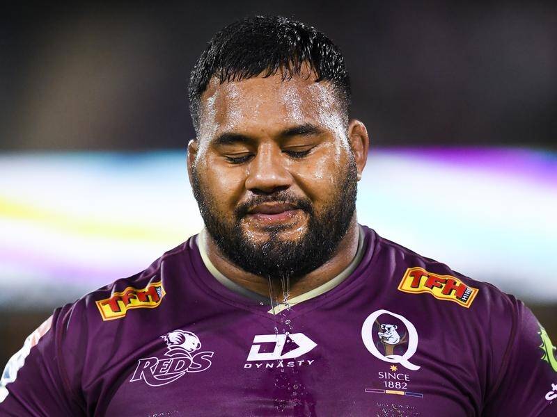 Taniela Tupou's injury has opened the door for other Reds props this Super Rugby Pacific season. (Lukas Coch/AAP PHOTOS)