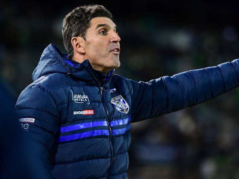 Trent Barrett's has resigned as Canterbury coach after the Bulldogs' poor start to the NRL season.