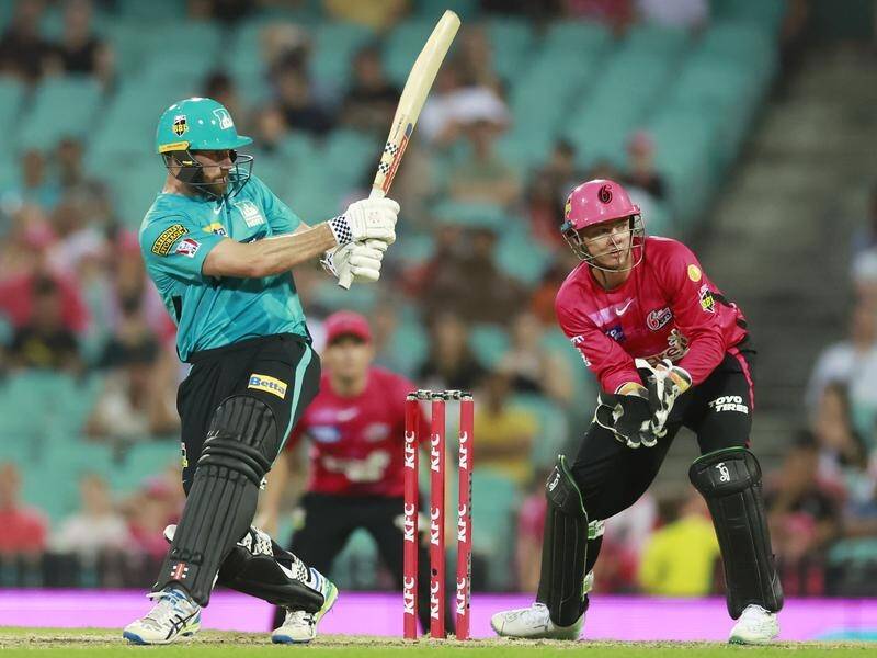 Michael Neser has blasted Brisbane to a four-wicket win over the Sixers and into the BBL decider. (Mark Evans/AAP PHOTOS)