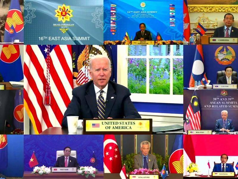 US President Joe Biden has spoken to the Association of Southeast Asian Nations (ASEAN) summit.