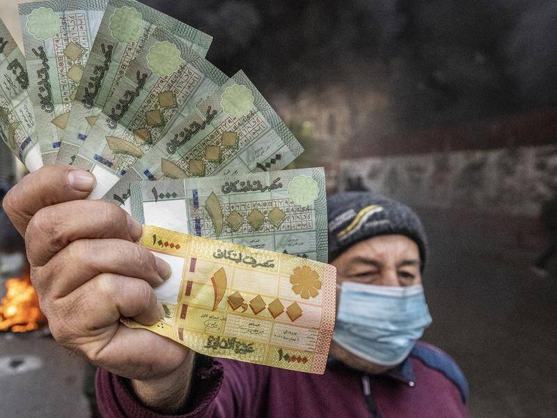 The Lebanese pound has lost 97 per cent of its value since 2019. (AP PHOTO)