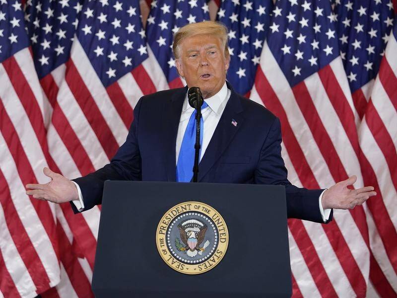 Donald Trump has been indicted following an investigation into the 2020 US presidential election. (AP)