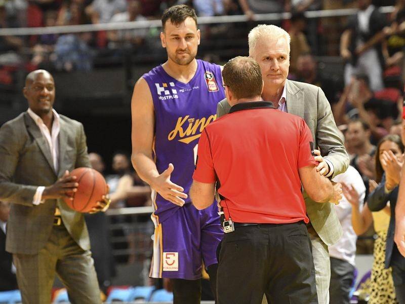 Perth Wildcats coach Trevor Gleeson admits trying to milk his encounter with Andrew Bogut.