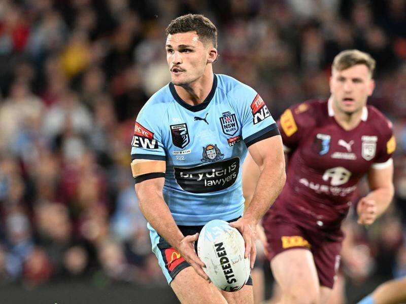Much of NSW's Origin hopes will again rest on the shoulders of Nathan Cleary. (Dave Hunt/AAP PHOTOS)