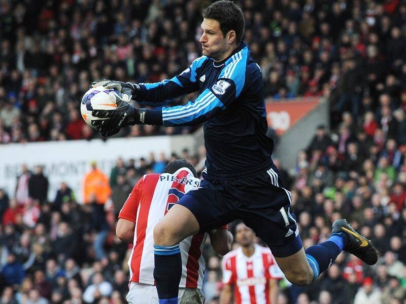 Veteran goalkeeper Asmir Begovic helped QPR earn a goalless draw against Birmingham. (AP PHOTO)