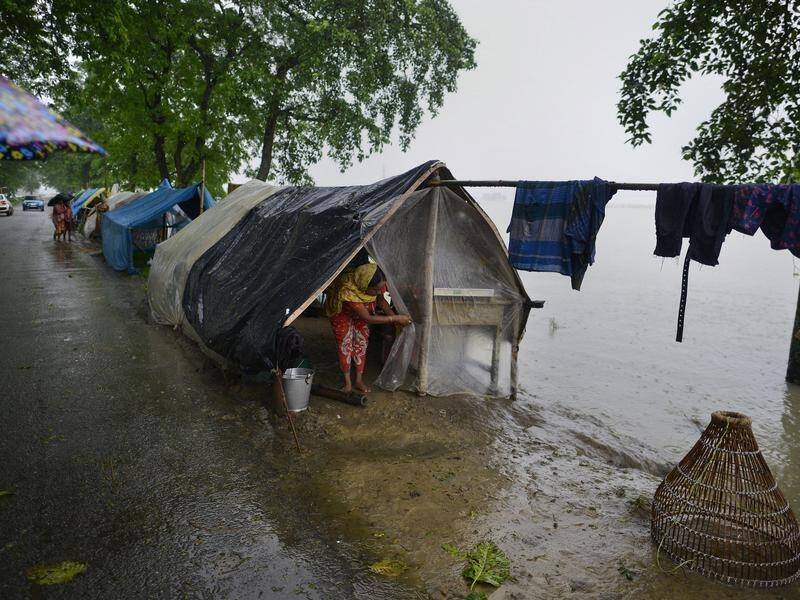 Monsoonal downpours are continuing in Asia with millions of people forced from their flooded homes.