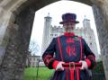 New ravenmaster at the Tower of London, Barney Chandler, says he takes the role very seriously. (AP PHOTO)