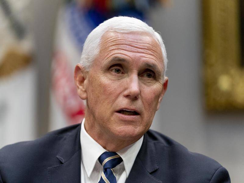 Mike Pence's lawyer said in January that documents marked as classified had been found at his home. (AP PHOTO)