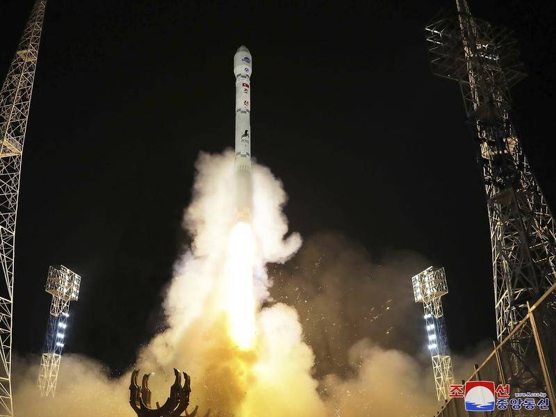 North Korea last week successfully launched its first reconnaissance satellite, the Malligyong-1. (AP PHOTO)
