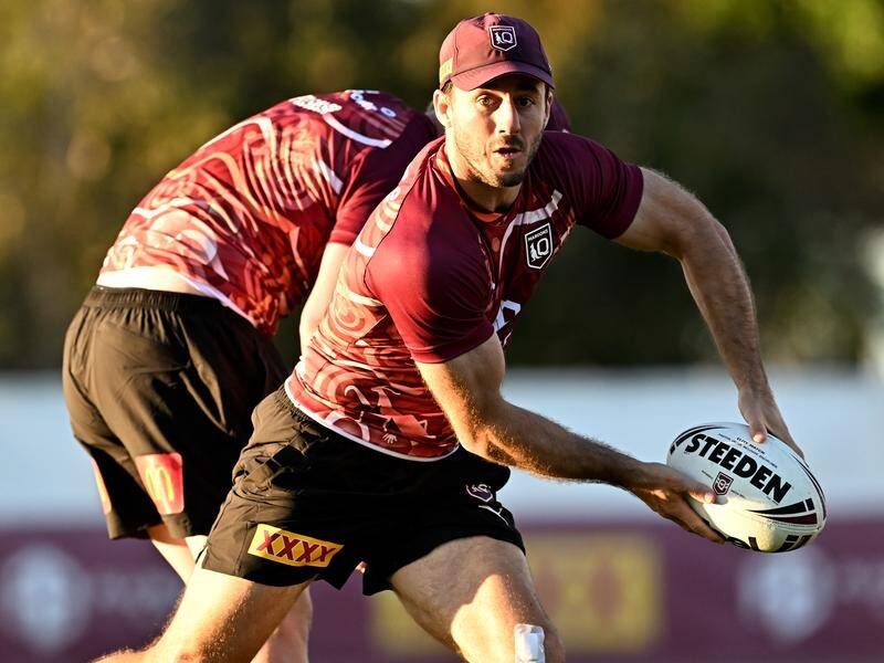 Ben Hunt (pic) isn't thinking too much about Latrell Mitchell's Origin I withdrawal due to injury. (Dave Hunt/AAP PHOTOS)