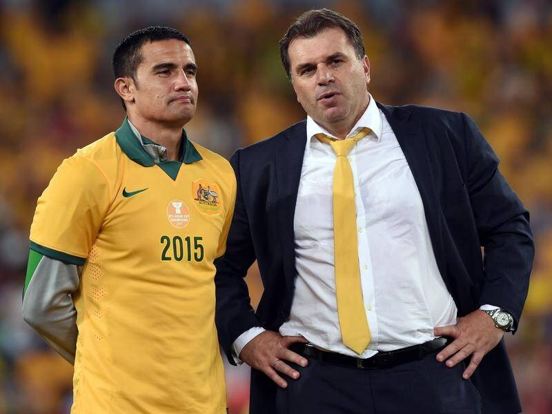 2015 Asian Cup winner Ange Postecoglou has wished the Matildas well in their home World Cup charge. (Paul Miller/AAP PHOTOS)