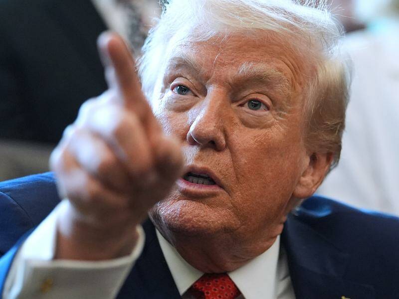 Donald Trump declined to ​say whether he aimed to remove Venezuelan leader Nicolas Maduro. Photo: AP PHOTO