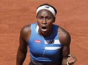 Teenage superstar Coco Gauff has roared into the French Open second week in Paris. (AP PHOTO)