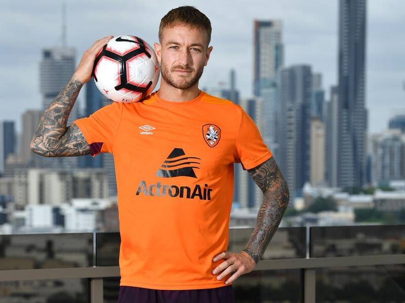 Adam Taggart has scored five goals in his first five A-League games for Brisbane.