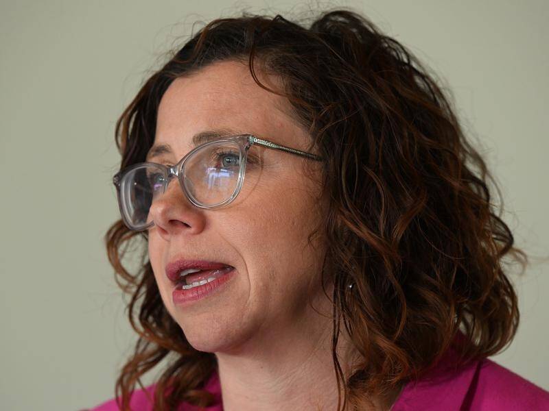 "Current rates of family, domestic and sexual violence are unacceptable," Amanda Rishworth says. (Mick Tsikas/AAP PHOTOS)