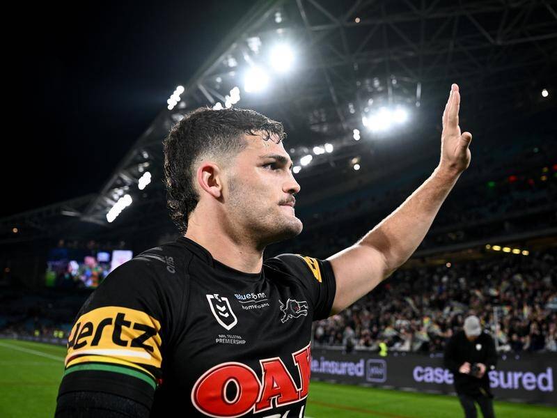 Nathan Cleary is being favourably compared with rugby league's greatest halfbacks. (Dan Himbrechts/AAP PHOTOS)