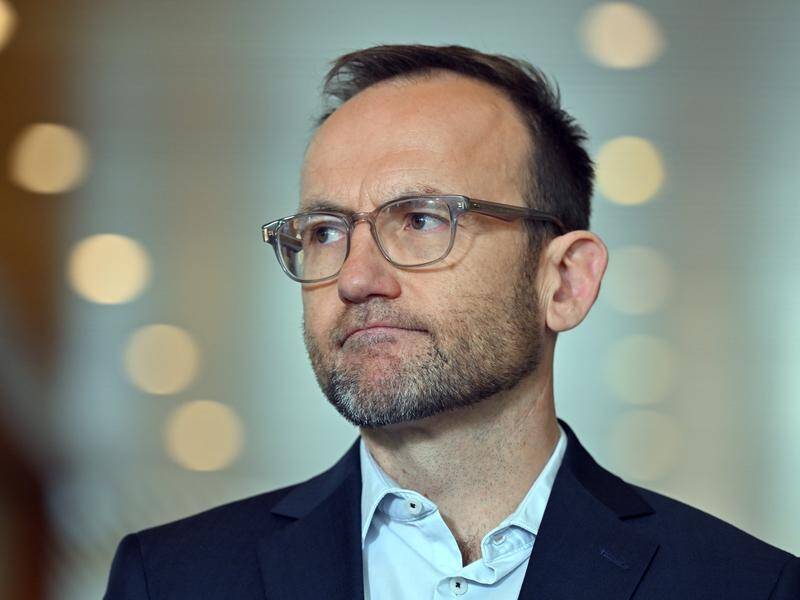 Adam Bandt wants $2.5 billion a year allocated to buy existing properties for social housing. (Mick Tsikas/AAP PHOTOS)