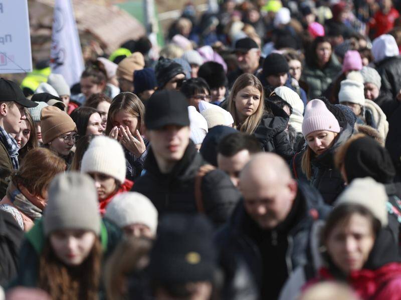 More than 2.5 million Ukrainians have fled as Russia continues attacking major cities.