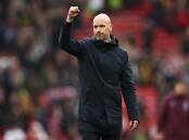 Manchester United manager Erik ten Hag says the team will give their all in the FA Cup final. (EPA PHOTO)