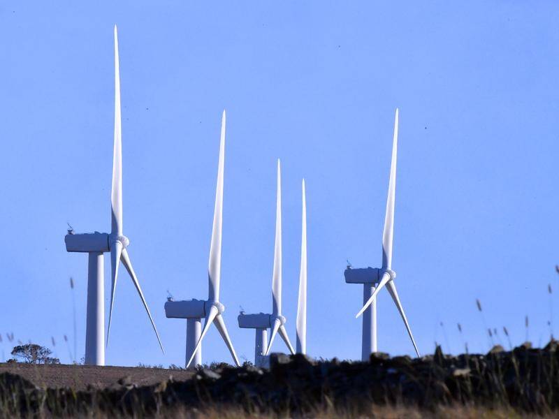 Queensland's South Burnett wind farm project is being billed as Australia's largest. (Mick Tsikas/AAP PHOTOS)