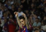Joao Cancelo was Barcelona's hero with his late winner in the amazing comeback win over Celta Vigo. (AP PHOTO)