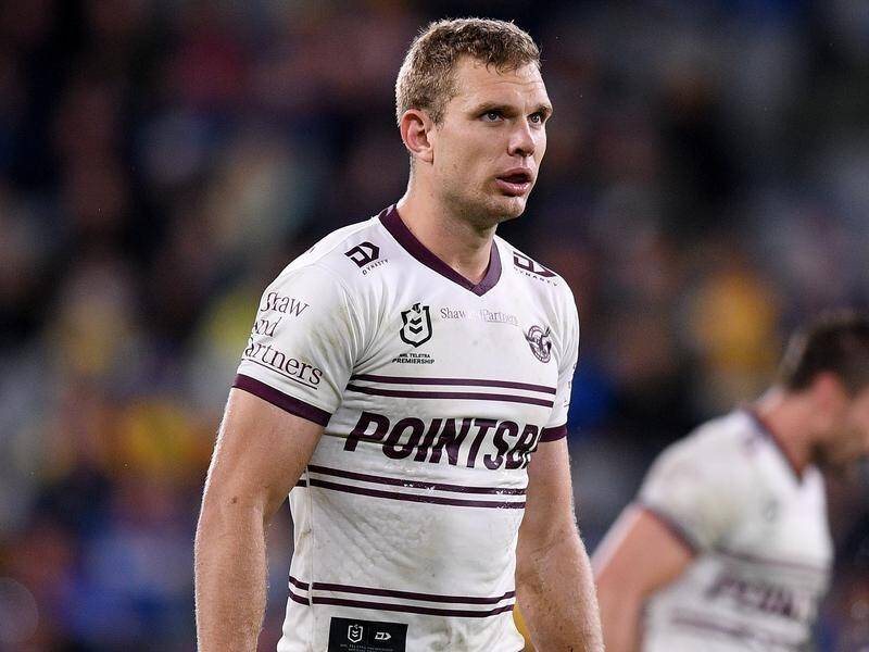 Tom Trbojevic is on track to start the NRL season in round one after a US trip to deal with injury. (Dan Himbrechts/AAP PHOTOS)