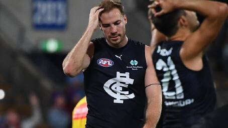 Several of Carlton's big guns were well held in the preliminary final loss to Brisbane. (Jono Searle/AAP PHOTOS)