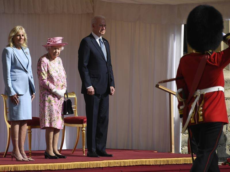 US President Joe Biden and first lady Jill have met the Queen at Windsor Castle following the G7.