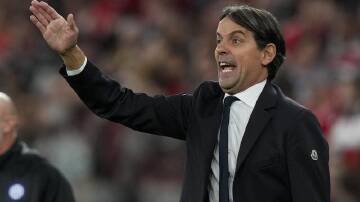 Simone Inzaghi wants to see the best side of his hit-and-miss Inter in the showdown with Napoli. (AP PHOTO)