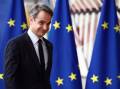 "The country needs clear skies," Prime Minister Kyriakos Mitsotakis said as he called the May vote. (EPA PHOTO)