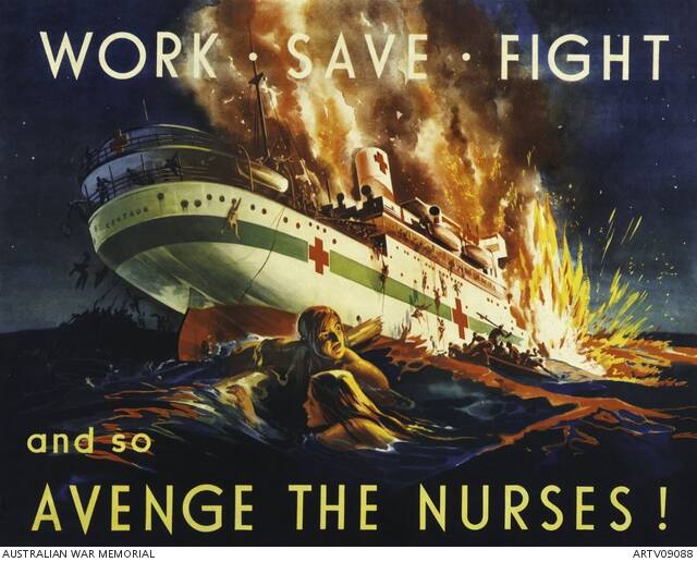A poster used in the aftermath of the sinking. Picture AWM