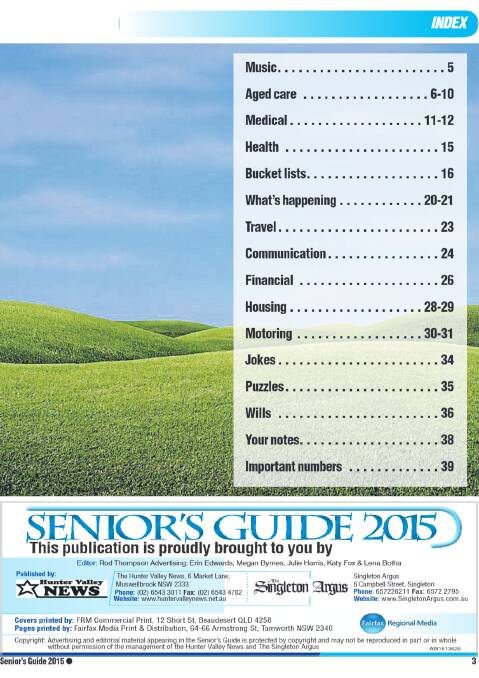 Senior's Guide 2015