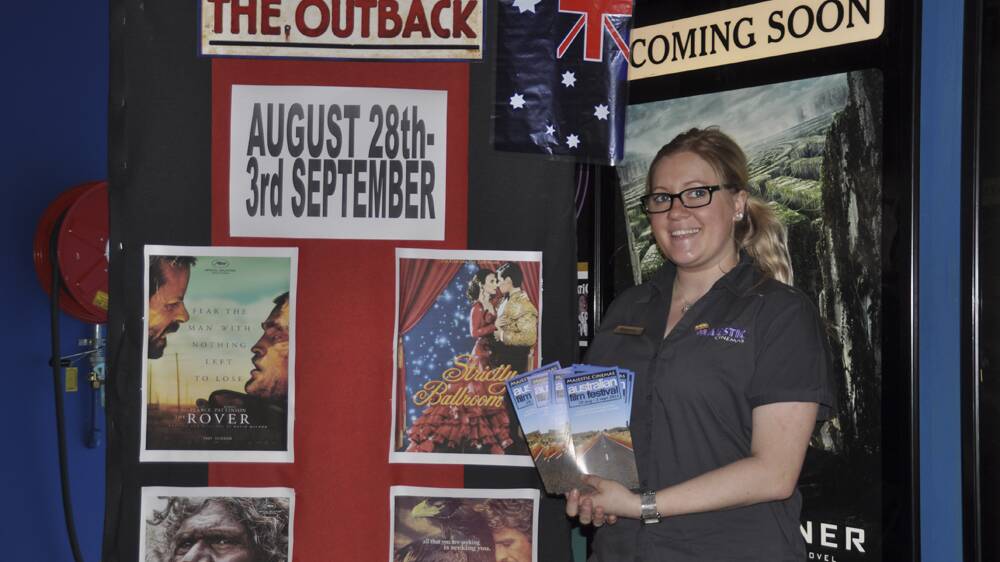HOME-GROWN: Majestic Cinemas Singleton manager Rhiannon Manning is excited by the upcoming Australian Film Festival.