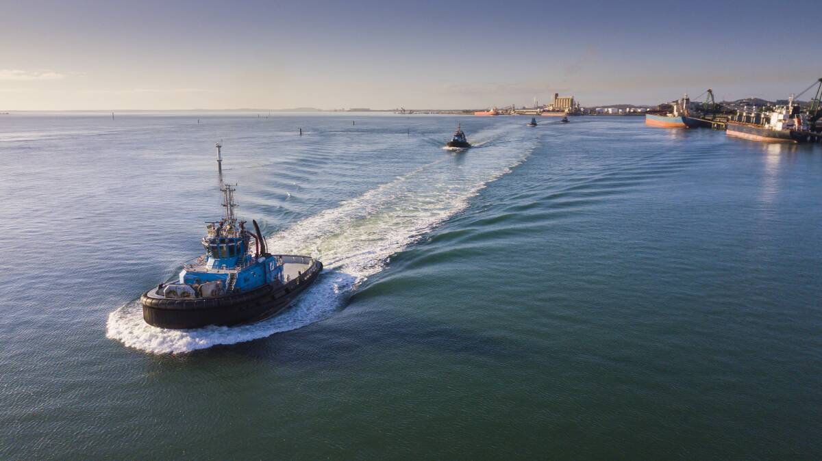 Tugboats used to escort LNG vessels at the port of Gladstone, Queensland. Picture: Gladstone Ports Corporation