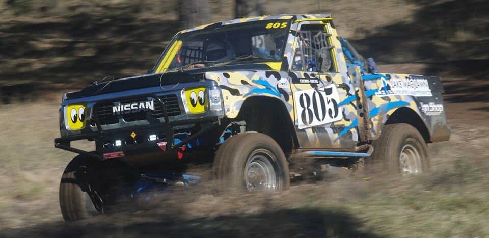 EYES ON THE PRIZE: Ian Cotton (2nd in Extreme 4WD Class & Best presented Vehicle). (Photo supplied)