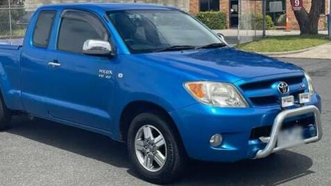 Mr Hunter's blue ute also remains missing. Picture: NSW Police