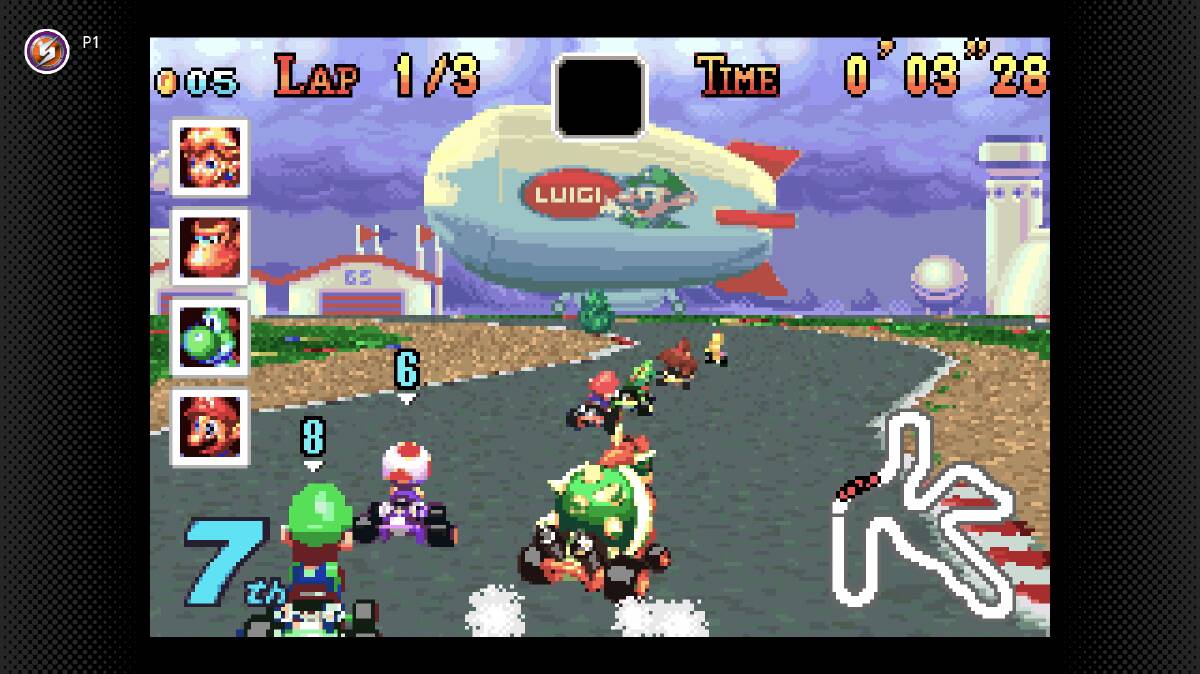 Mario Kart: Super Circuit is one of the games available on the service. Image: Nintendo Australia