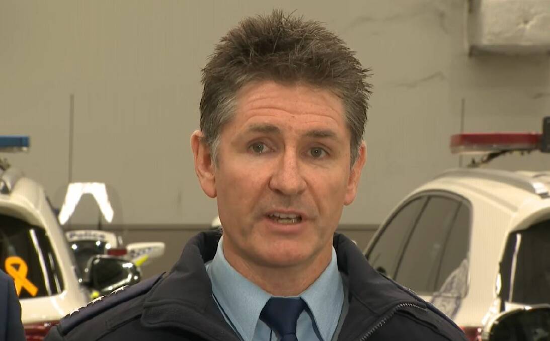 NSW Police Acting Inspector Jason Hogan said the accident scene was very extremely confronting. Picture by 9 News