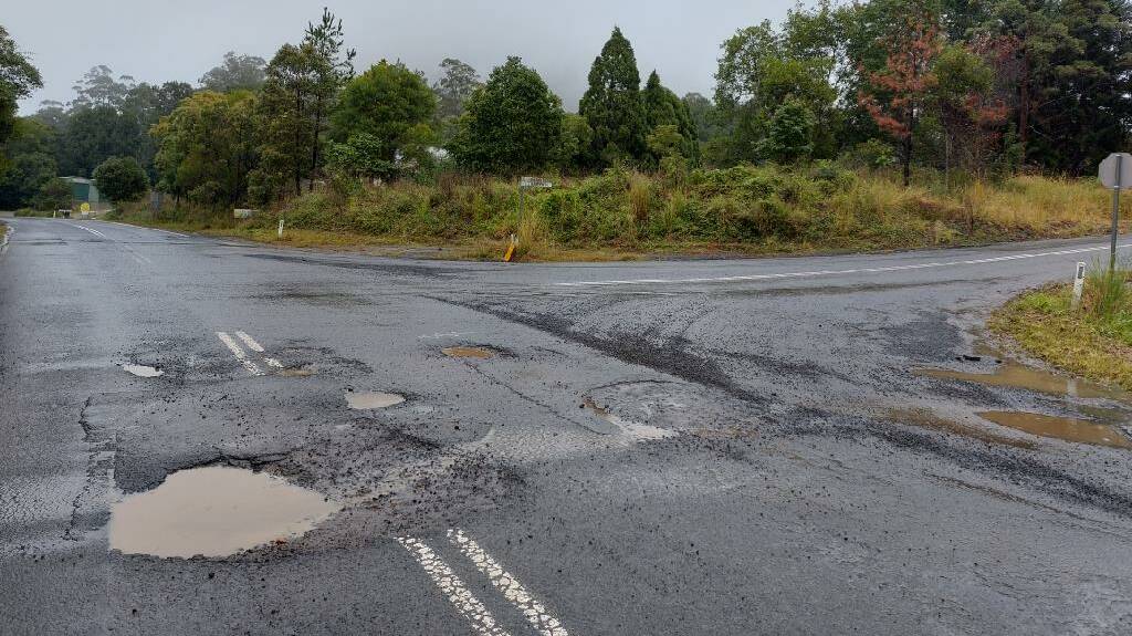 Lismore suffered from widespread road damage during wet weather this year. Picture by Lismore City Council