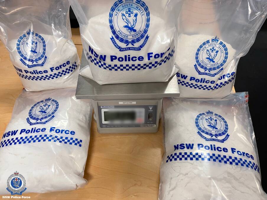 More than $80 million of ice, firearms and $1.7 million cash was seized by police during a multi-agency police operation spanning three states. Pictures by NSW Police, Australian Federal Police 