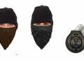 Police have released digital images of the suspects and a sketch of the false badges. Picture by Victoria Police