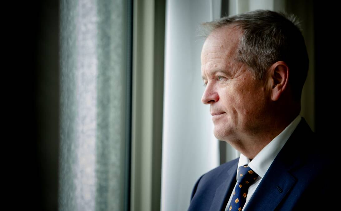 NDIS Minister Bill Shorten has accused the former of shifting its targets for getting younger people of nursing homes. Picture by Elesa Kurtz