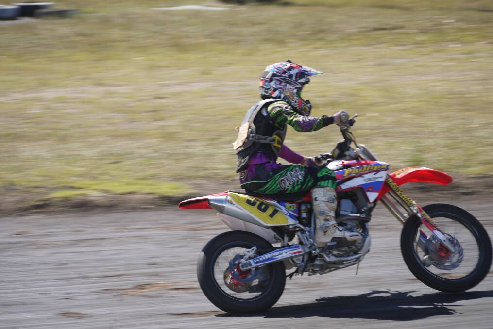 JANUARY: Scone's Sam Noonan was invited to participate in a celebrity All Stars race-  the Troy Bayliss Classic in Taree.