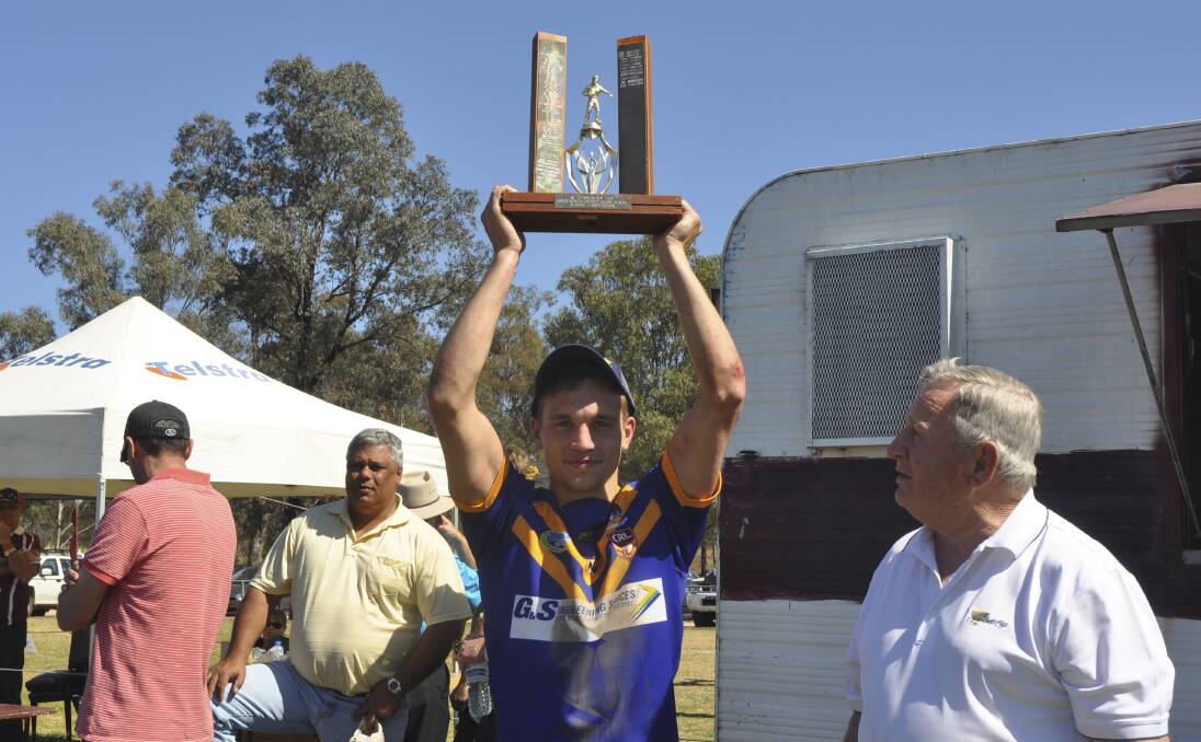 YOU BEAUTY: Muswellbrook Rams captain Lenny Craft provided the inspiration in his side’s under-18 grand final win.